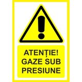 Placuta atentie gaze sub presiune